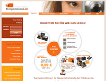 Tablet Screenshot of fotopostonline.de